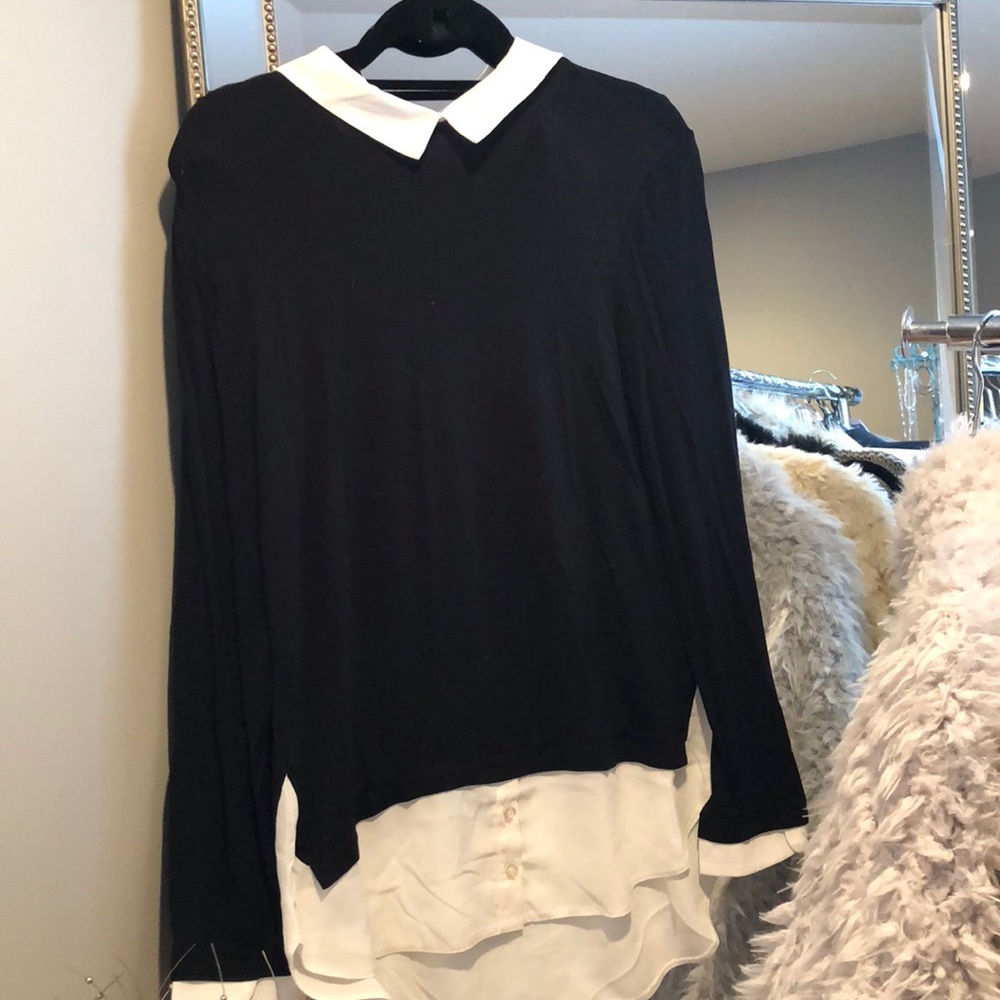 Black and white top